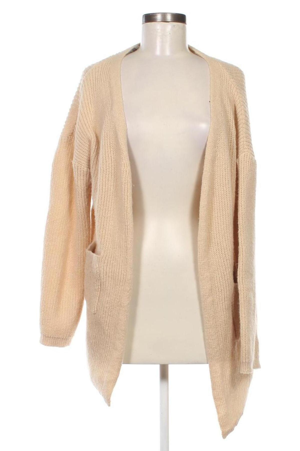 Cardigan de damă SHEIN, Mărime M, Culoare Bej, Preț 36,99 Lei