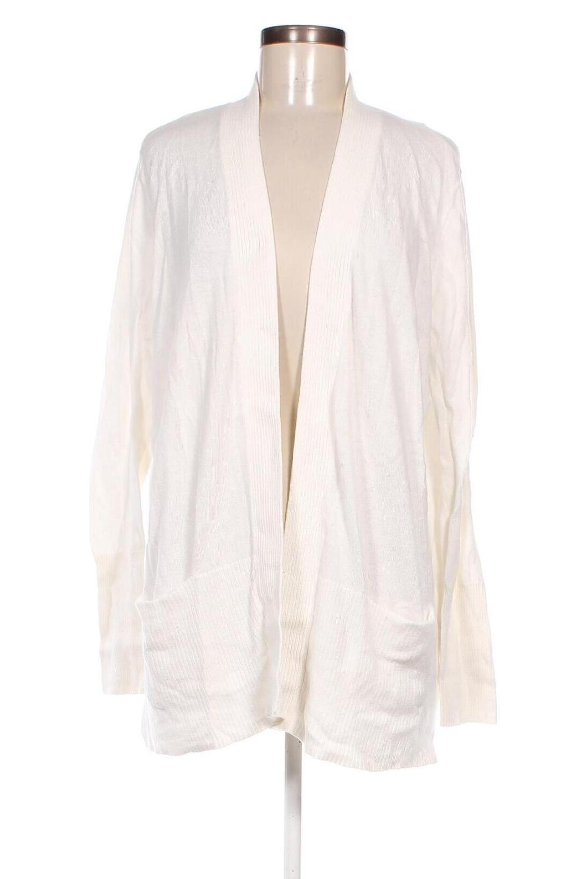 Damen Strickjacke Sonoma, Größe XL, Farbe Weiß, Preis 12,51 €