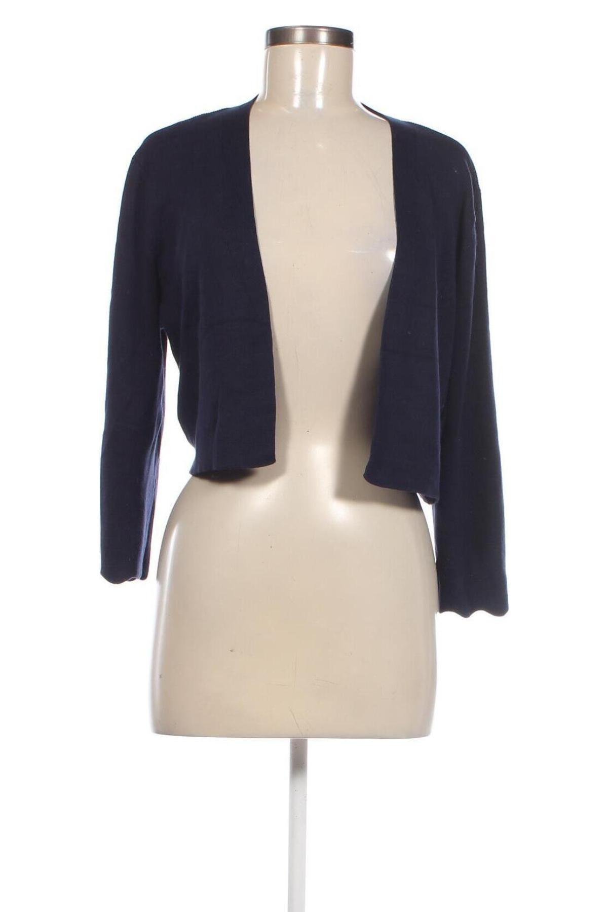 Cardigan de damă Talbots, Mărime L, Culoare Albastru, Preț 19,08 Lei