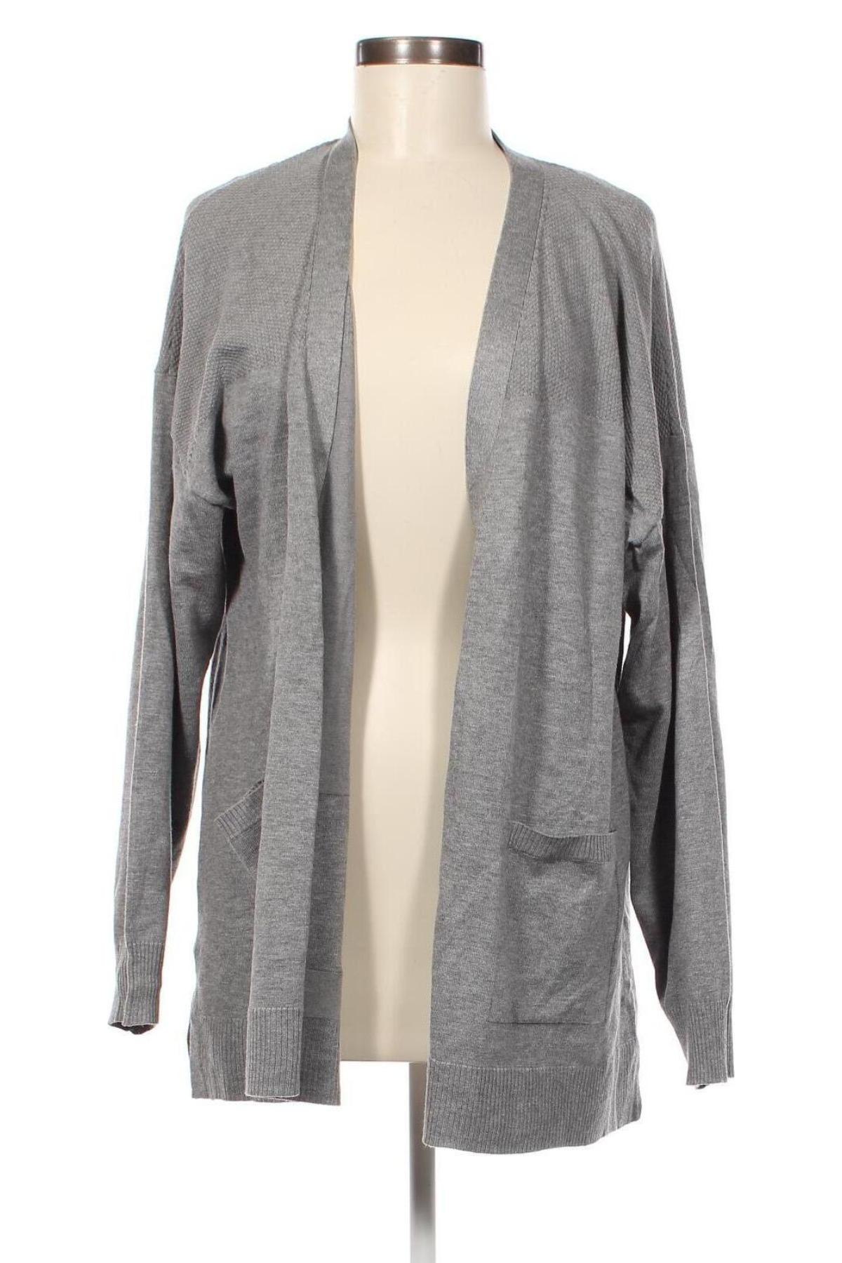 Damen Strickjacke Time and tru, Größe XXL, Farbe Grau, Preis € 11,10