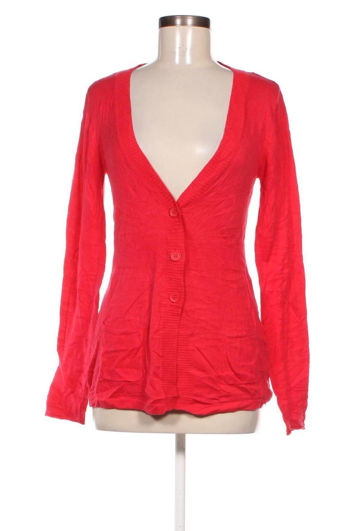 Damen Strickjacke Tom Tailor, Größe M, Farbe Rot, Preis 7,42 €