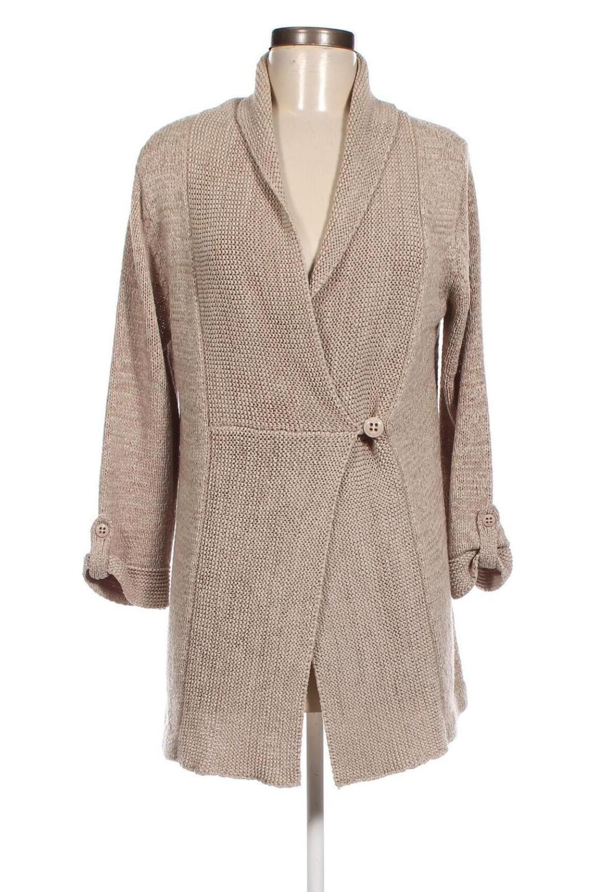 Damen Strickjacke Tom Tailor, Größe L, Farbe Beige, Preis 12,55 €