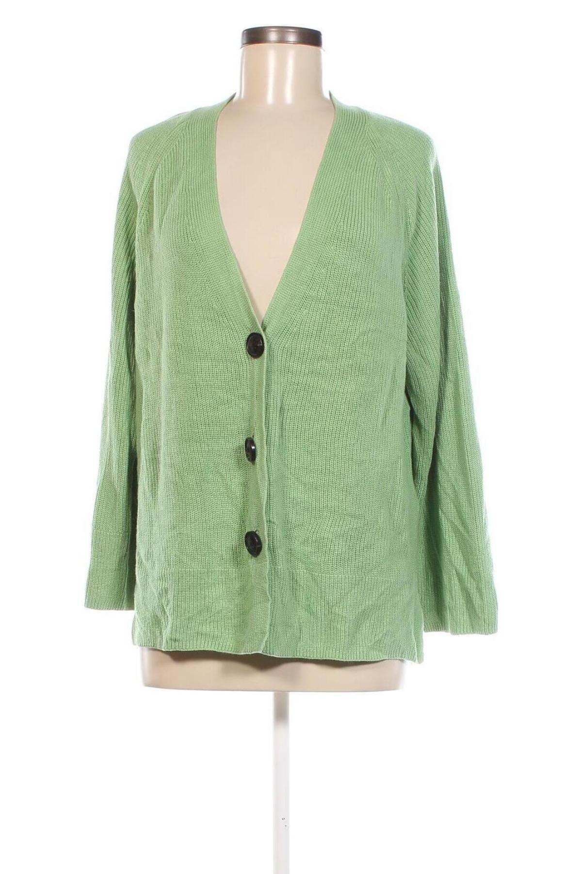 Γυναικεία ζακέτα Tom Tailor, Μέγεθος L, Χρώμα Πράσινο, Τιμή 5,07 €