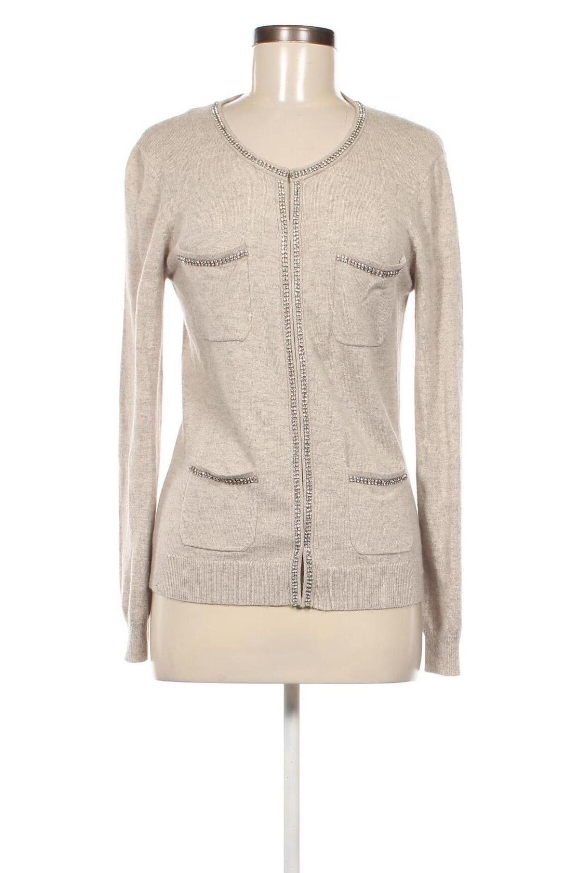 Damen Strickjacke Value, Größe M, Farbe Beige, Preis 14,99 €