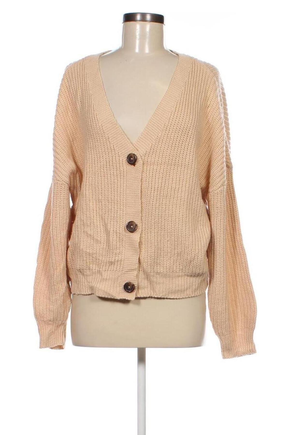 Damen Strickjacke Vero Moda, Größe XL, Farbe Beige, Preis 11,09 €