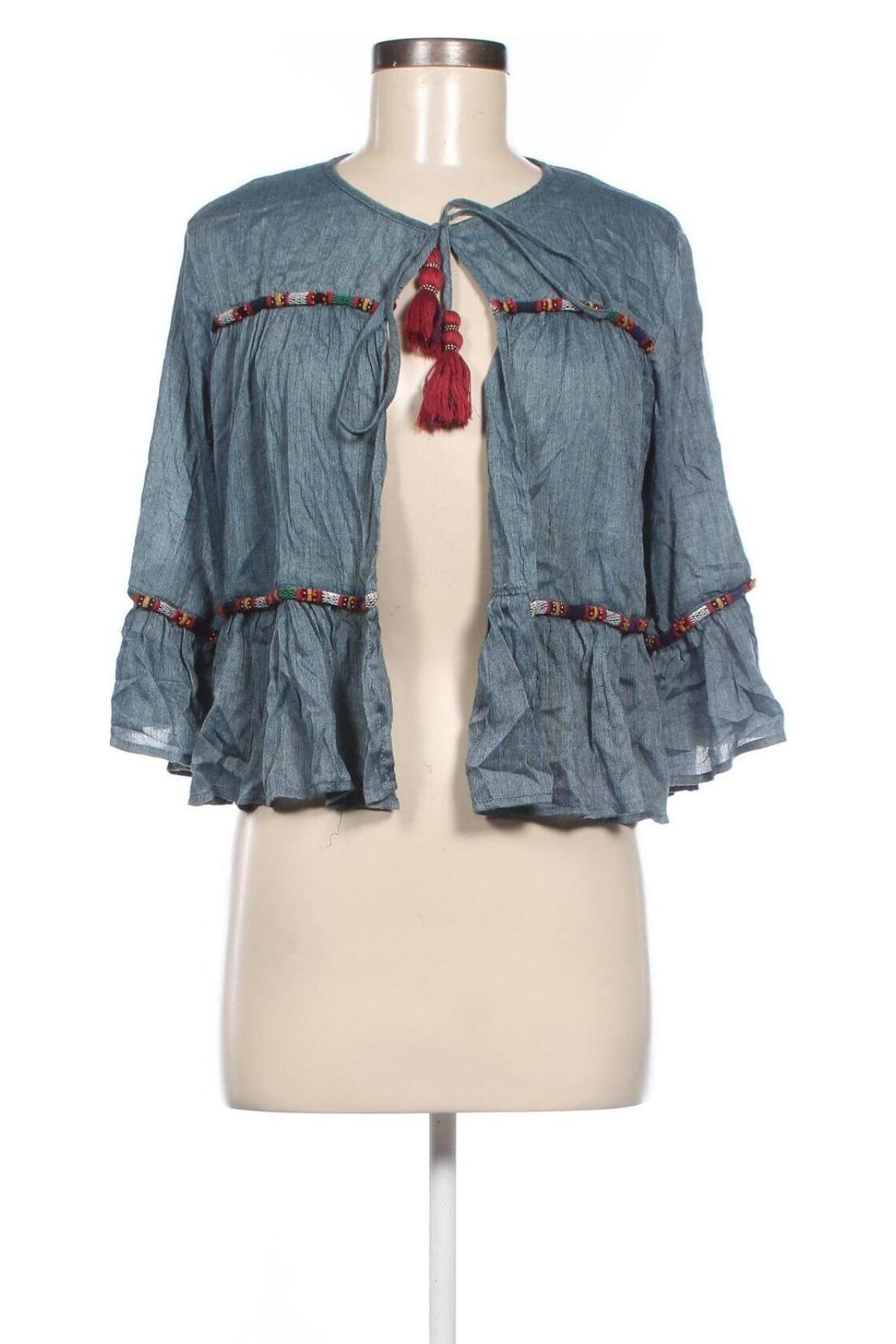 Γυναικεία ζακέτα Zara, Μέγεθος S, Χρώμα Μπλέ, Τιμή 7,87 €
