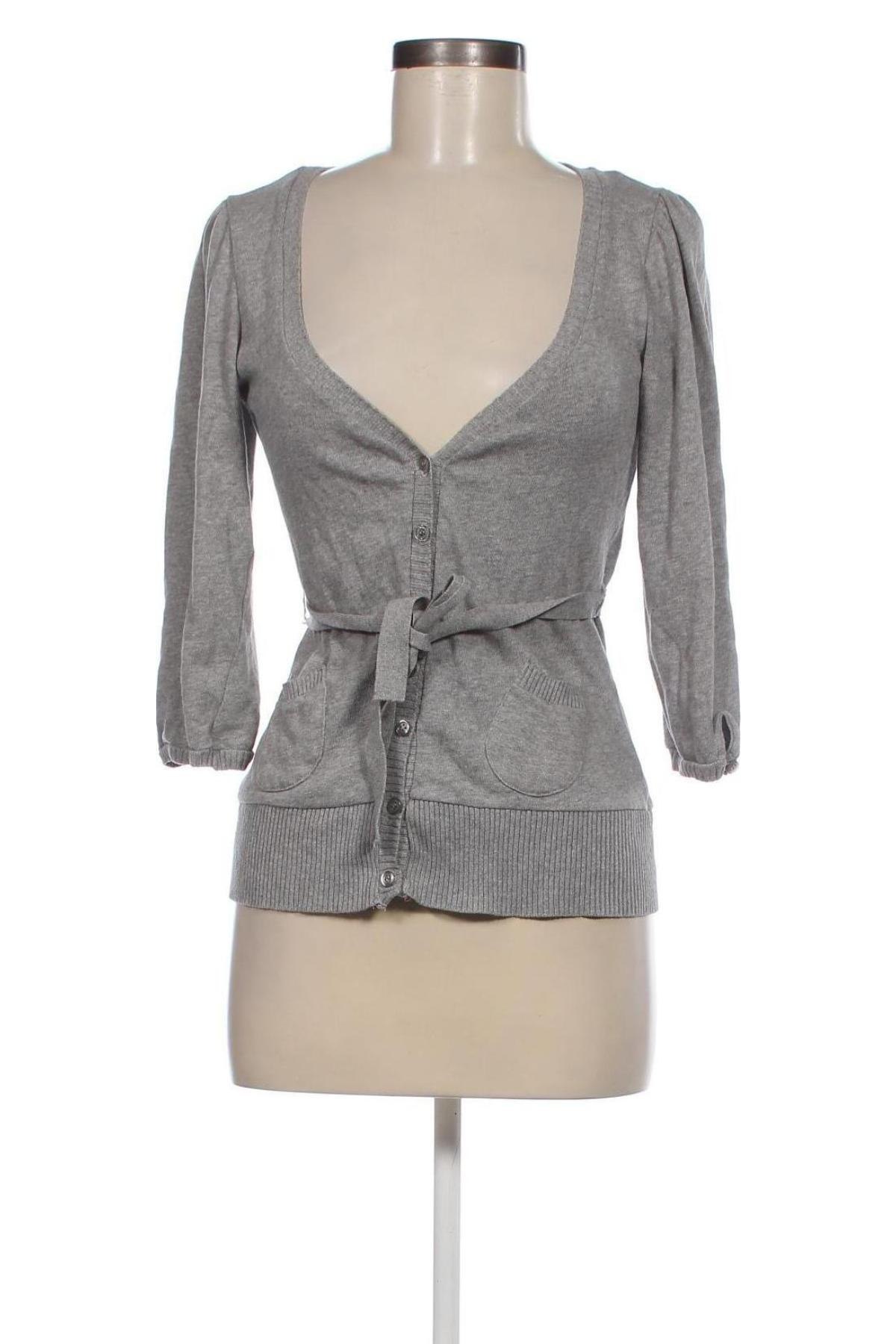 Damen Strickjacke Zara, Größe L, Farbe Grau, Preis 7,46 €