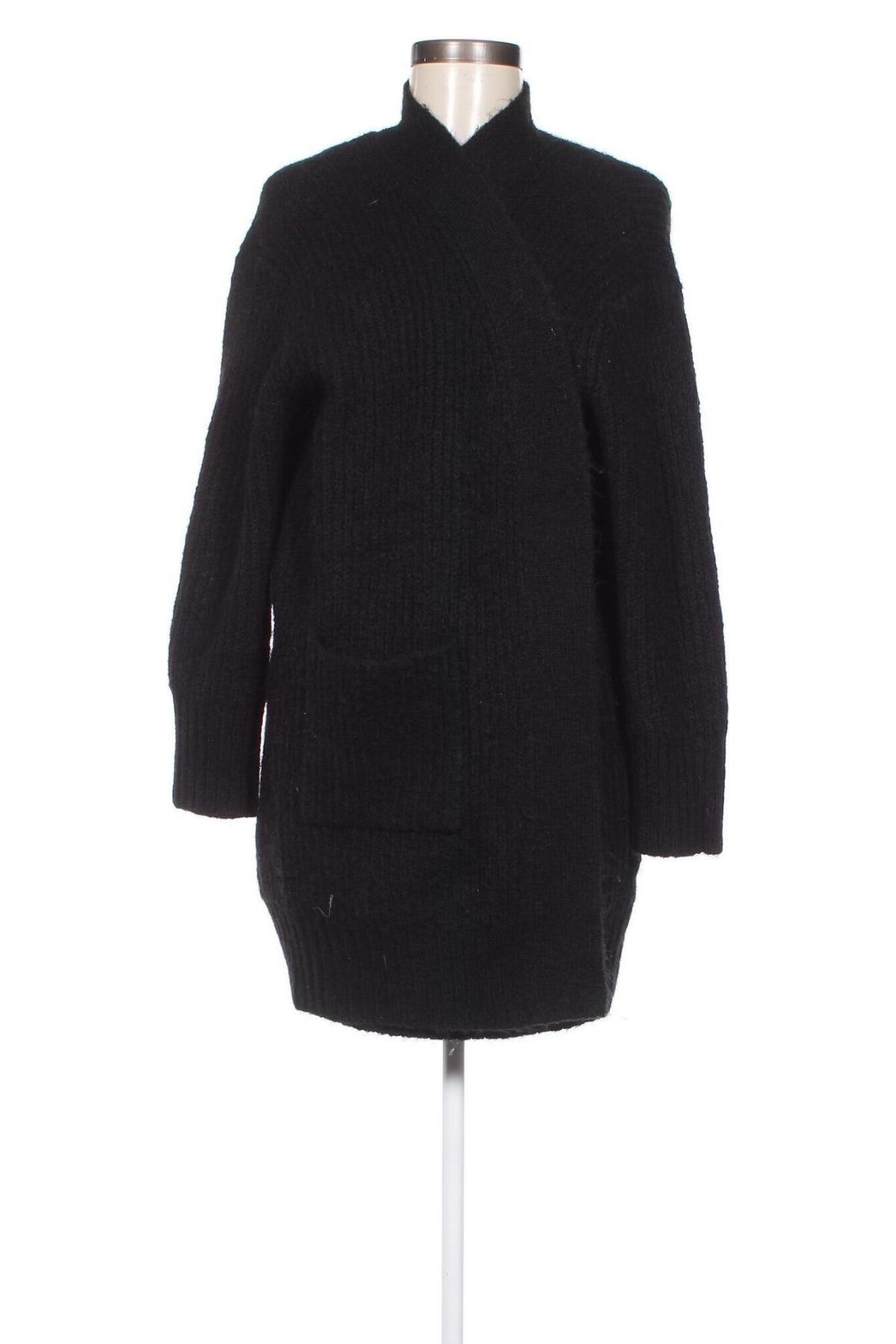 Cardigan de damă Zara, Mărime M, Culoare Negru, Preț 33,99 Lei