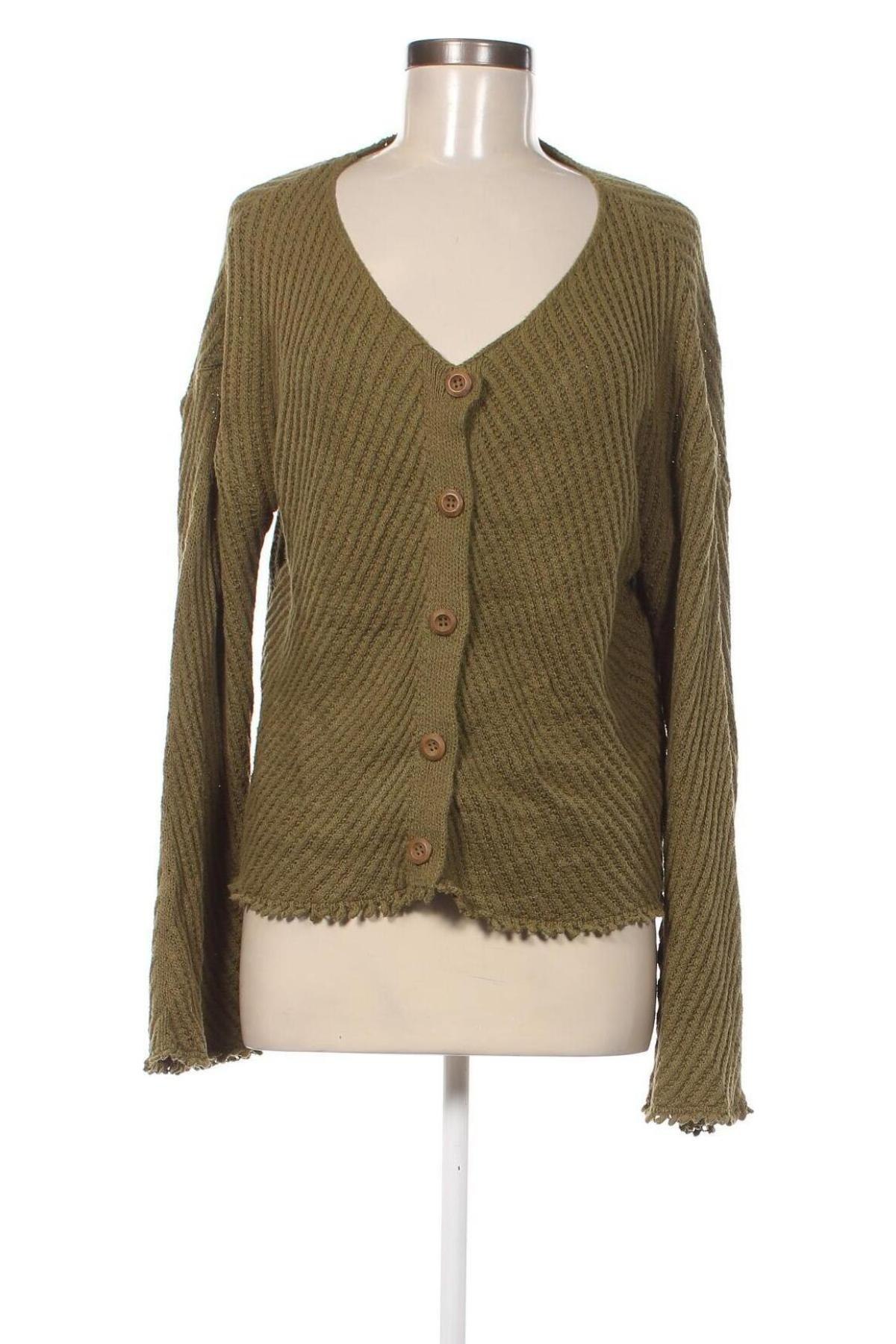 Damen Strickjacke Zara, Größe S, Farbe Grün, Preis 4,32 €