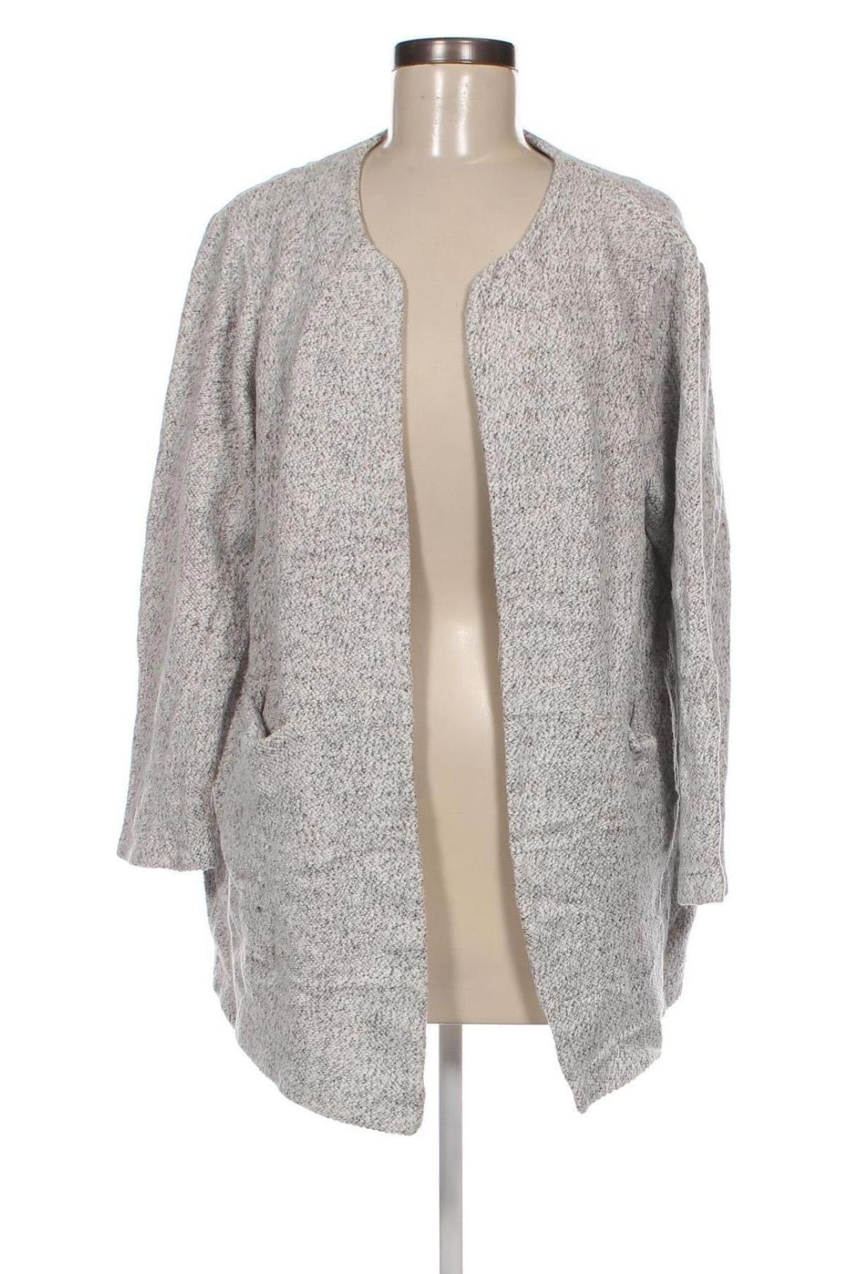 Damen Strickjacke Zara, Größe L, Farbe Grau, Preis 7,70 €