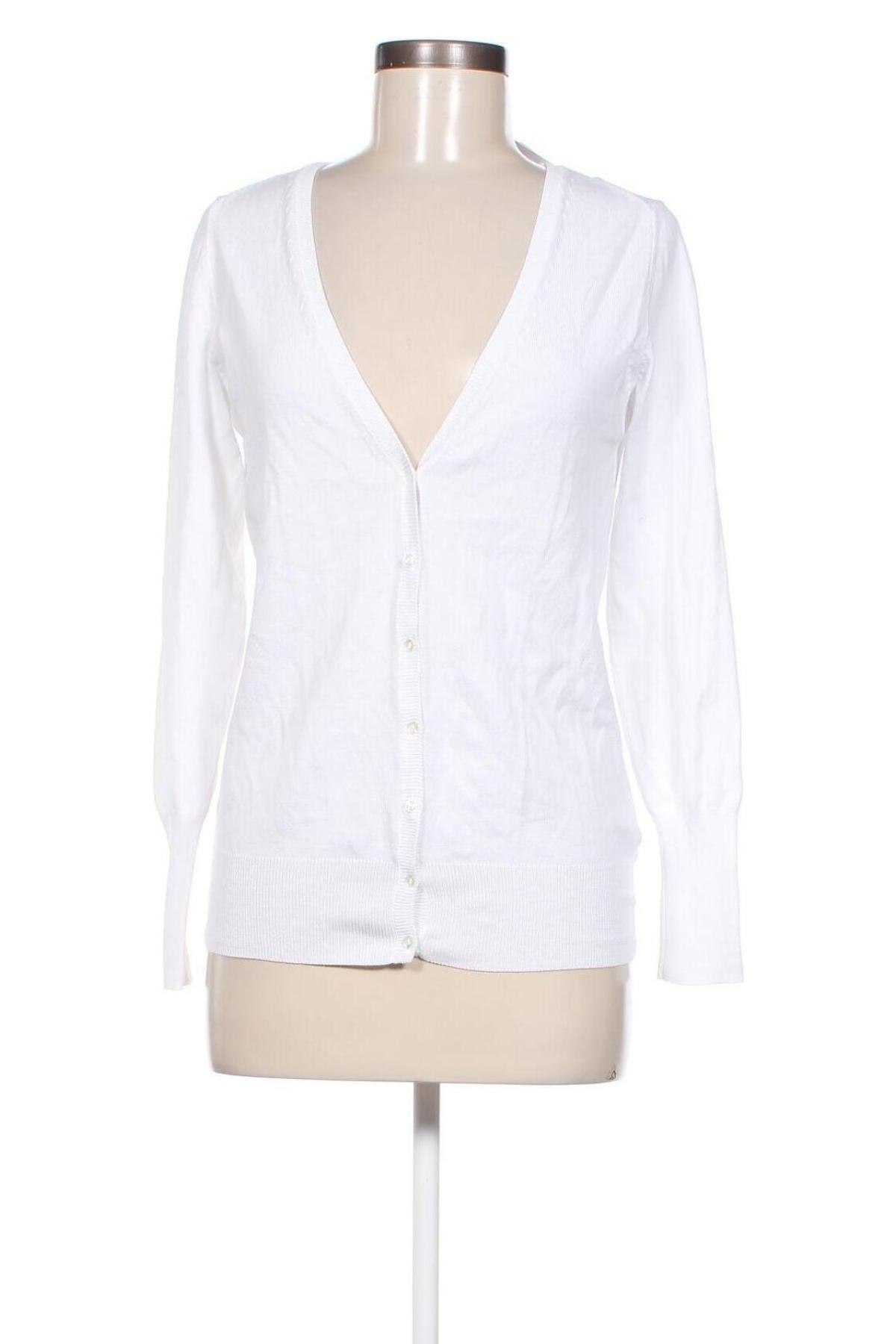 Дамска жилетка Zara Knitwear, Размер XL, Цвят Бял, Цена 15,39 лв.
