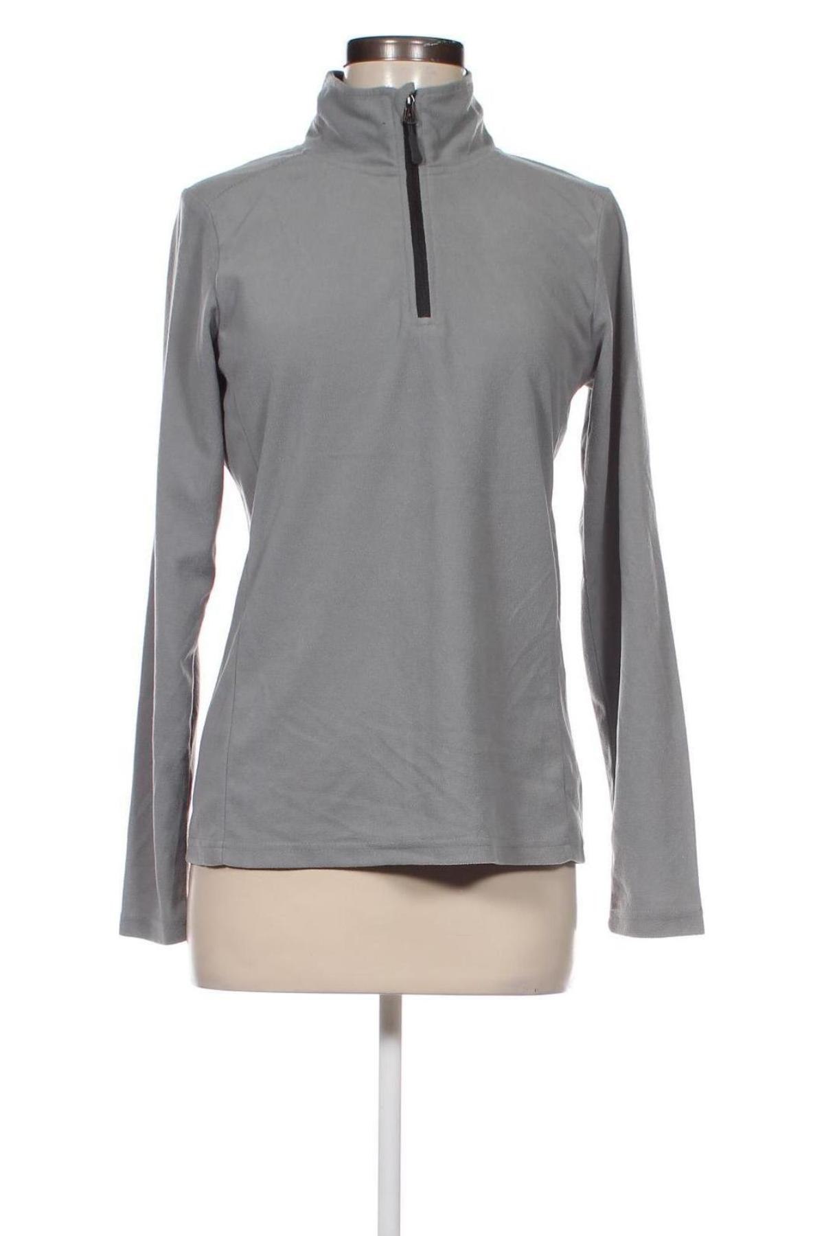 Γυναικεία μπλούζα fleece, Μέγεθος M, Χρώμα Γκρί, Τιμή 4,27 €