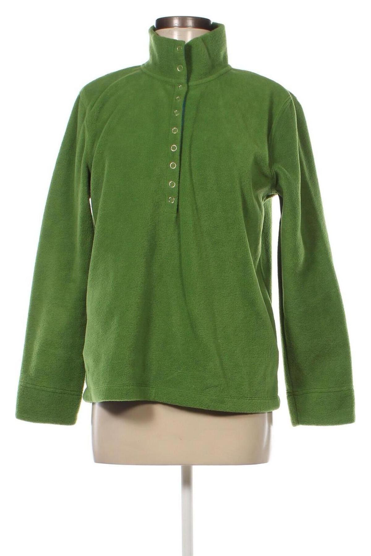 Γυναικεία μπλούζα fleece Jones New York, Μέγεθος M, Χρώμα Πράσινο, Τιμή 10,99 €