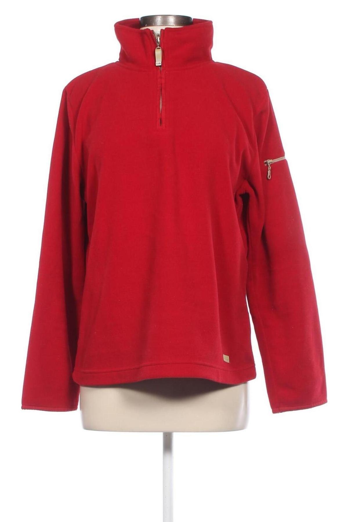 Damen Fleece Shirt Street One, Größe M, Farbe Rot, Preis € 23,66