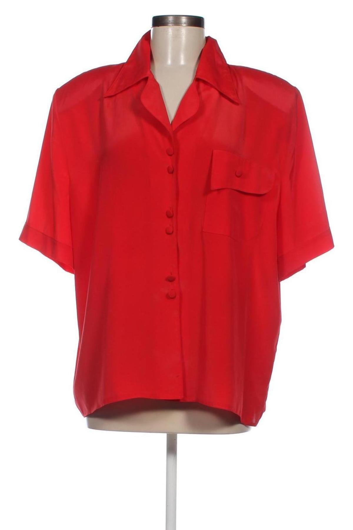Γυναικείο πουκάμισο, Μέγεθος XL, Χρώμα Κόκκινο, Τιμή 13,00 €