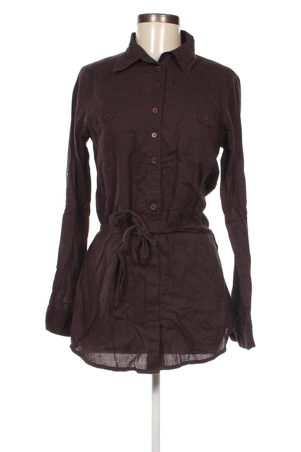 Γυναικείο πουκάμισο Amisu, Μέγεθος XL, Χρώμα Καφέ, Τιμή 7,29 €
