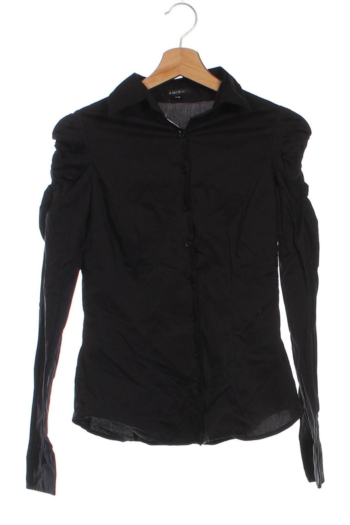 Дамска риза Amisu, Размер XS, Цвят Черен, Цена 14,25 лв.