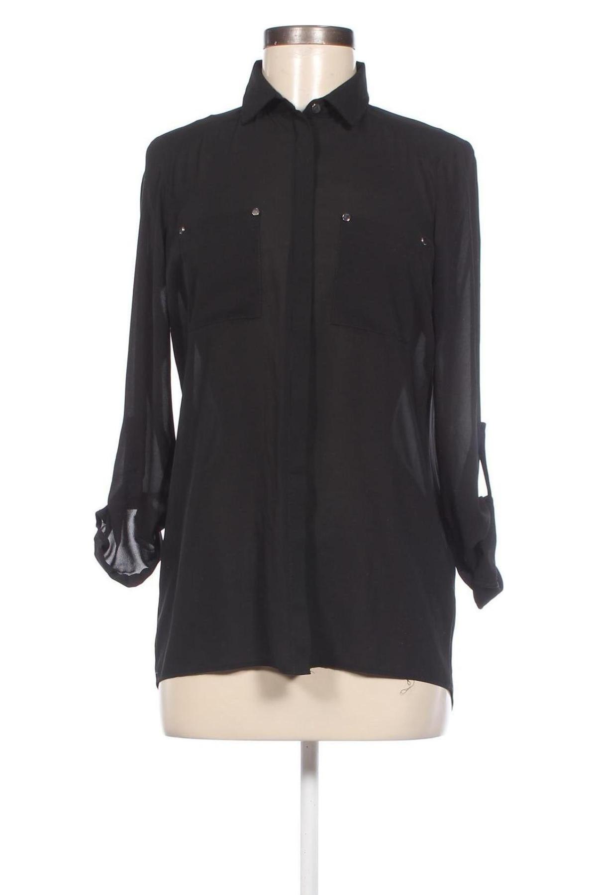 Γυναικείο πουκάμισο Atmosphere, Μέγεθος S, Χρώμα Μαύρο, Τιμή 5,41 €