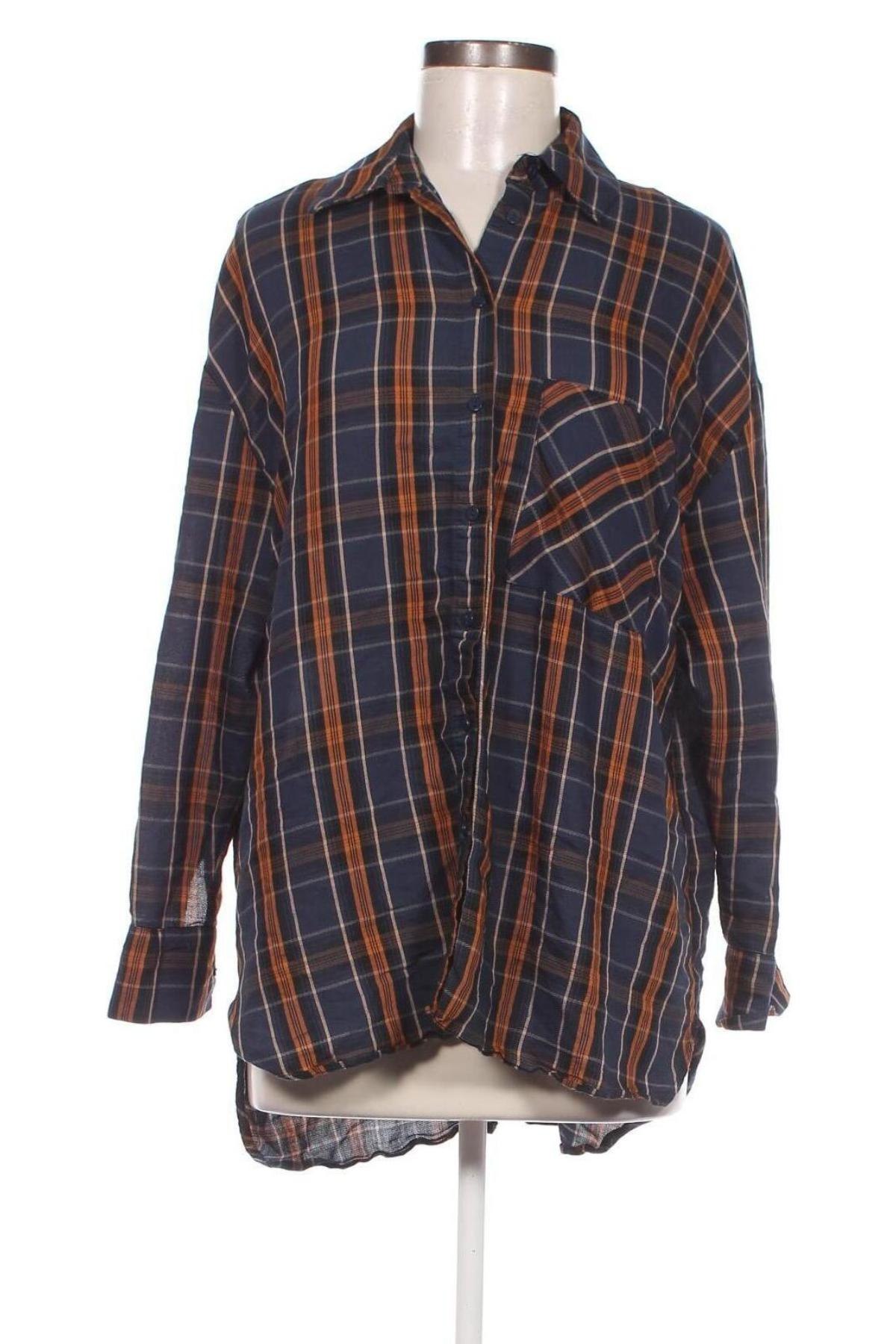 Γυναικείο πουκάμισο Bershka, Μέγεθος XS, Χρώμα Πολύχρωμο, Τιμή 5,41 €
