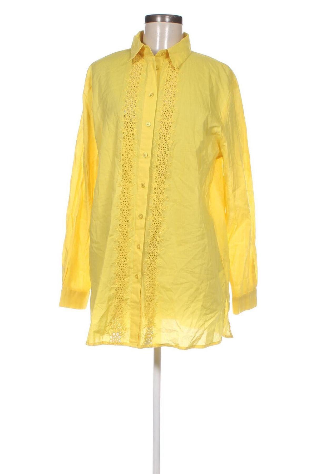 Γυναικείο πουκάμισο Body Flirt, Μέγεθος L, Χρώμα Κίτρινο, Τιμή 7,41 €