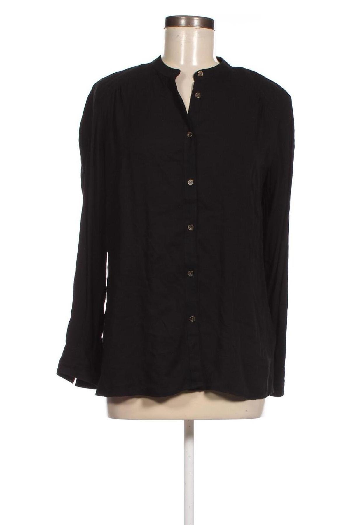 Дамска риза Charles Vogele, Размер M, Цвят Черен, Цена 8,75 лв.