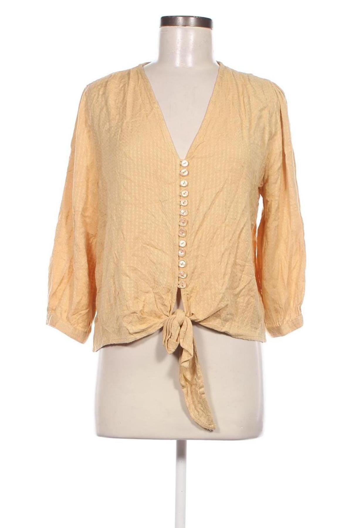 Γυναικείο πουκάμισο Circle of  Trust, Μέγεθος XS, Χρώμα Κίτρινο, Τιμή 11,88 €