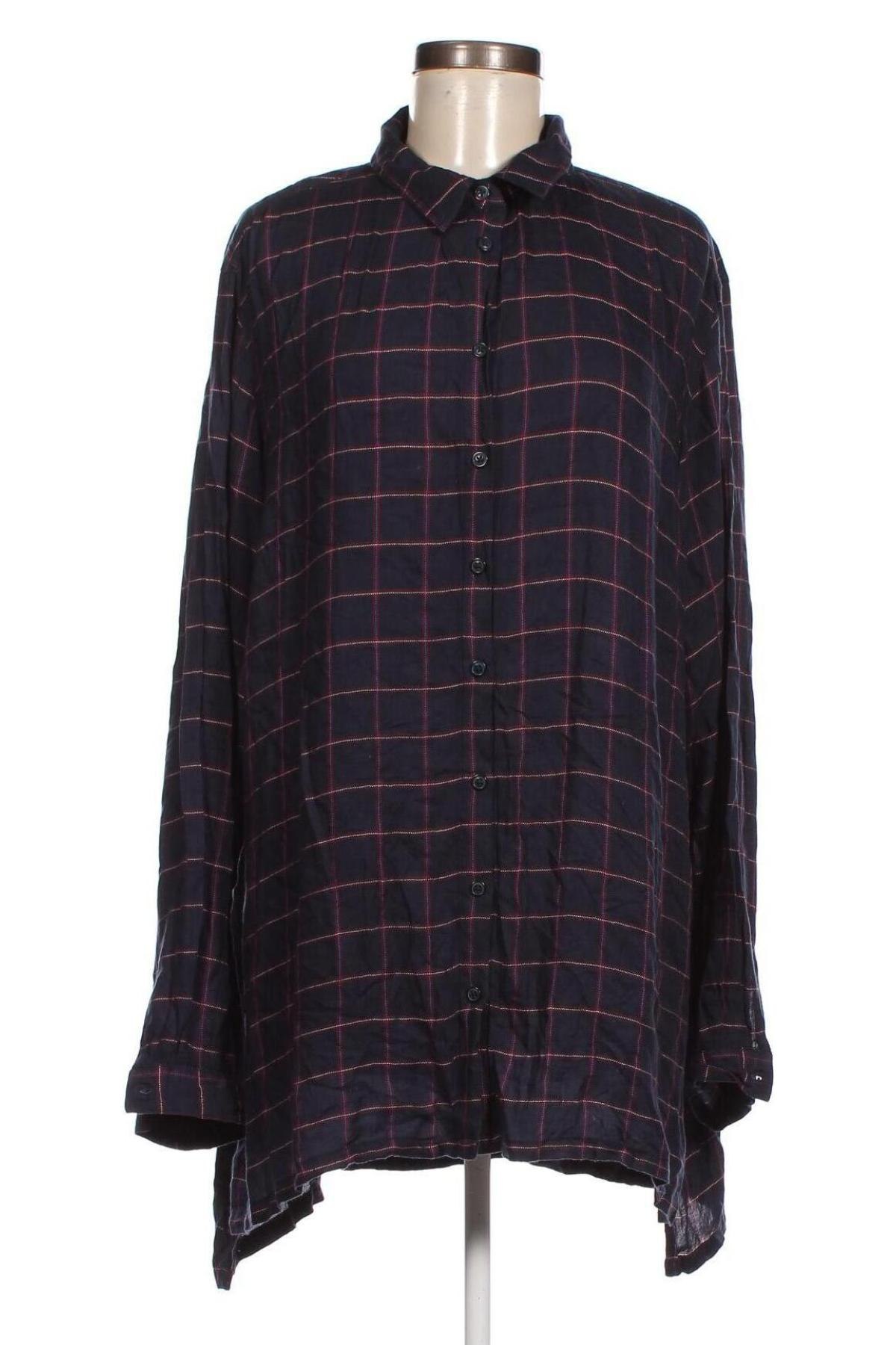 Γυναικείο πουκάμισο Clockhouse, Μέγεθος 3XL, Χρώμα Μπλέ, Τιμή 7,73 €
