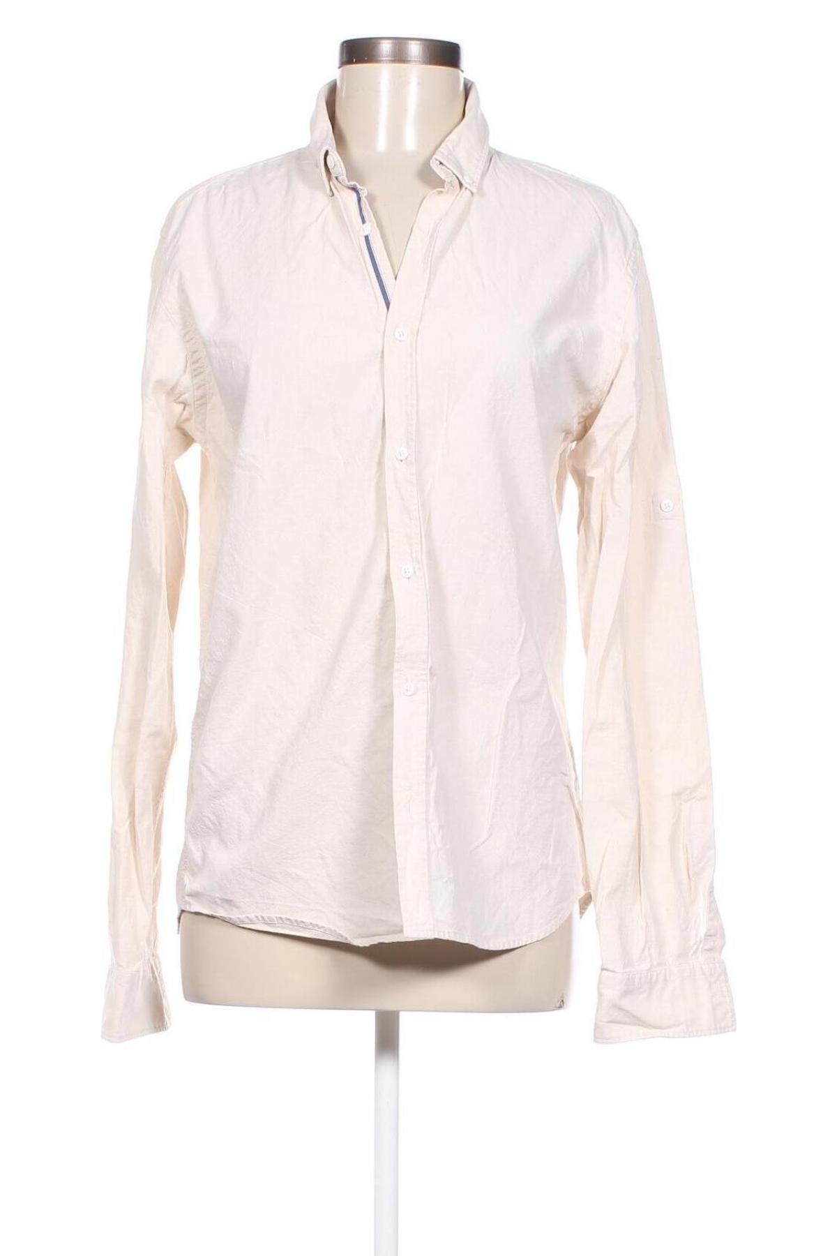 Γυναικείο πουκάμισο Core By Jack & Jones, Μέγεθος L, Χρώμα  Μπέζ, Τιμή 9,39 €