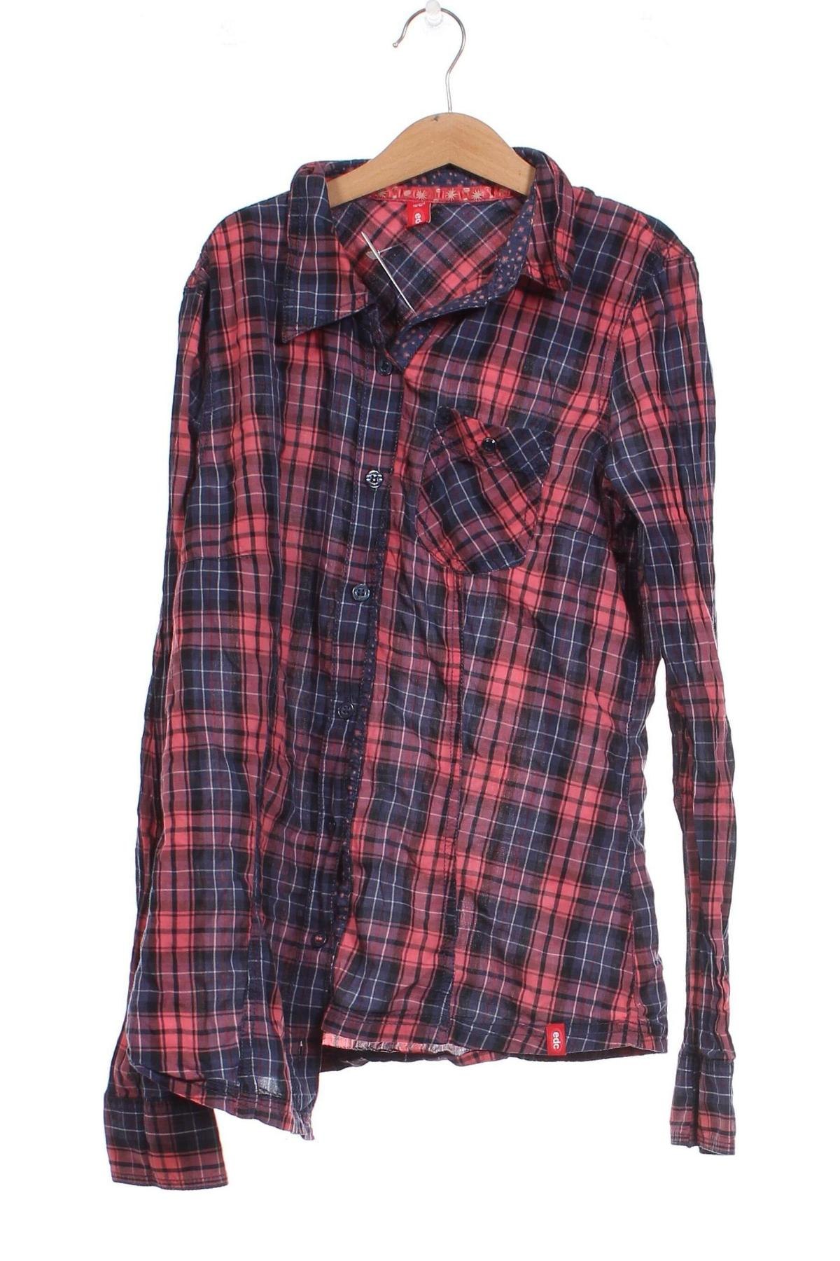 Γυναικείο πουκάμισο Edc By Esprit, Μέγεθος XS, Χρώμα Πολύχρωμο, Τιμή 8,87 €