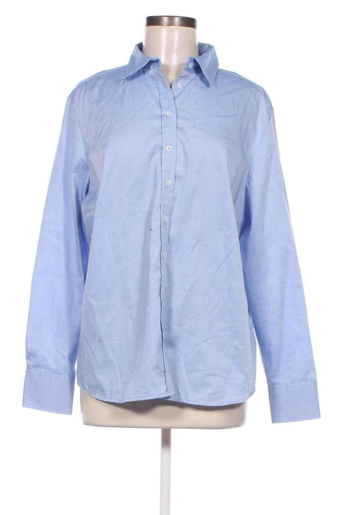 Γυναικείο πουκάμισο Eterna, Μέγεθος XL, Χρώμα Μπλέ, Τιμή 13,36 €
