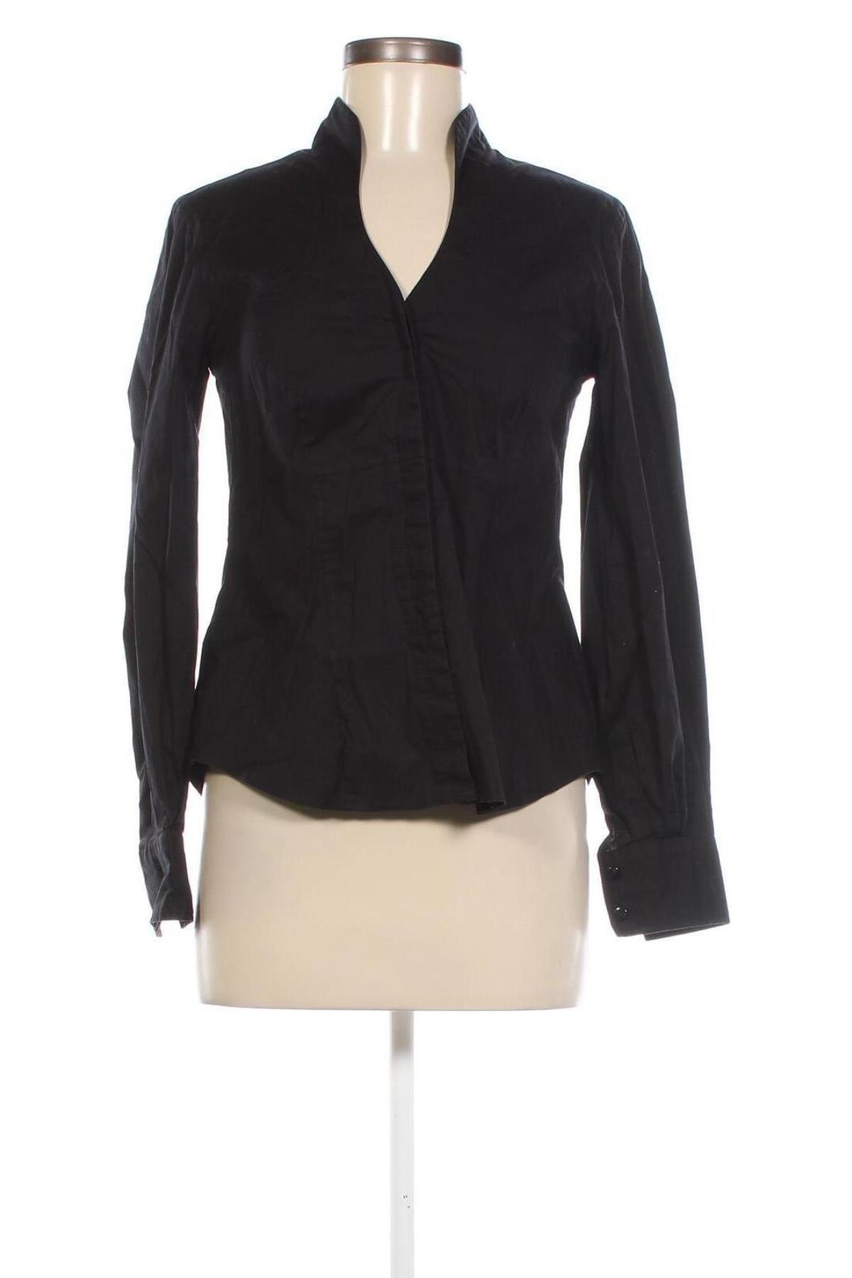 Γυναικείο πουκάμισο George, Μέγεθος S, Χρώμα Μαύρο, Τιμή 6,91 €