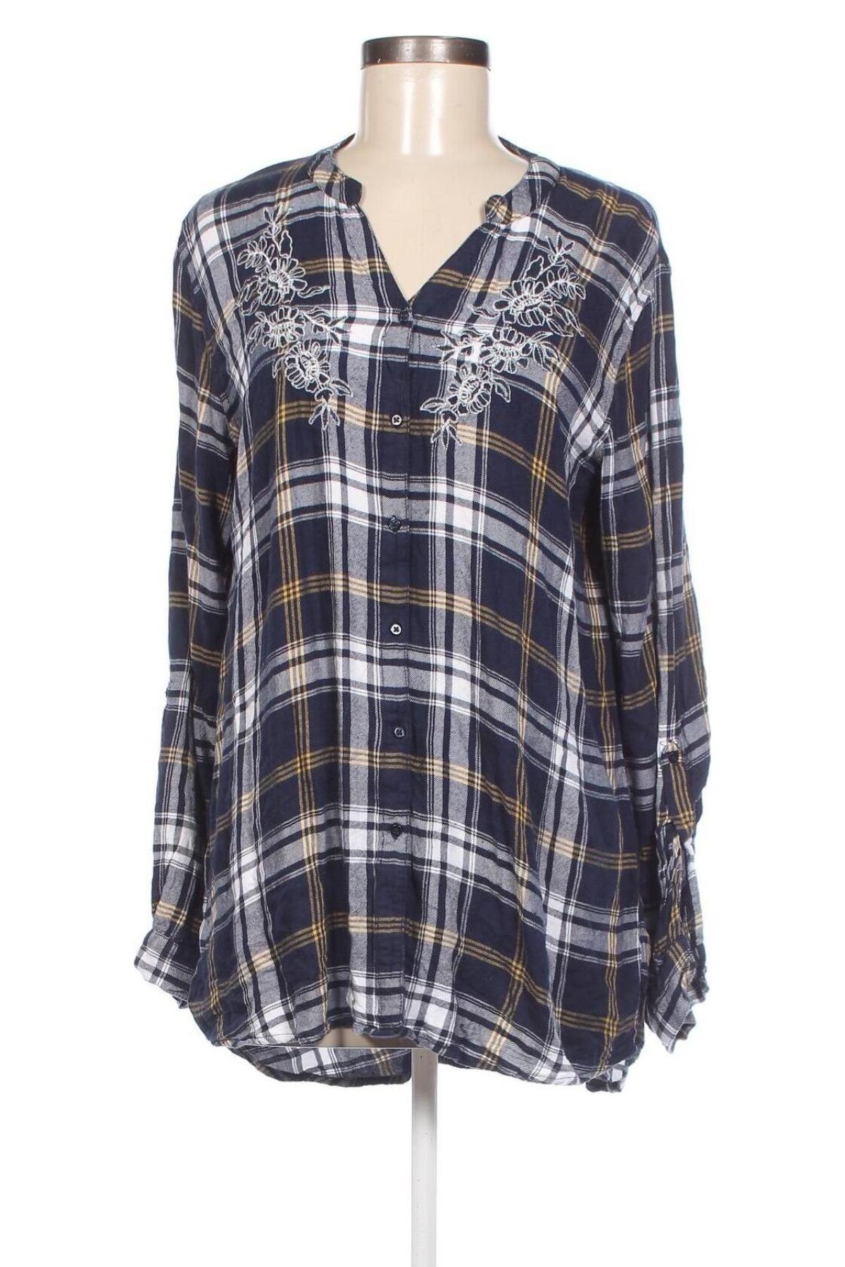 Γυναικείο πουκάμισο Gina, Μέγεθος XL, Χρώμα Πολύχρωμο, Τιμή 8,50 €