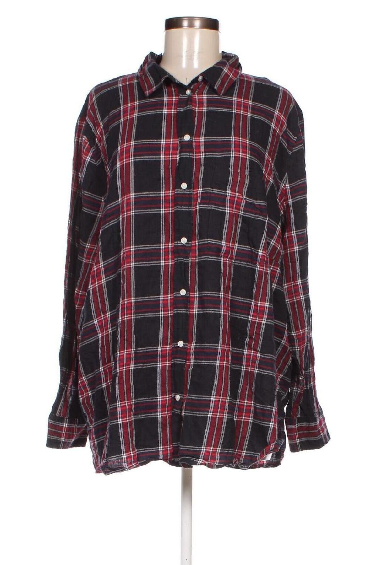 Γυναικείο πουκάμισο H&M, Μέγεθος XXL, Χρώμα Πολύχρωμο, Τιμή 6,18 €