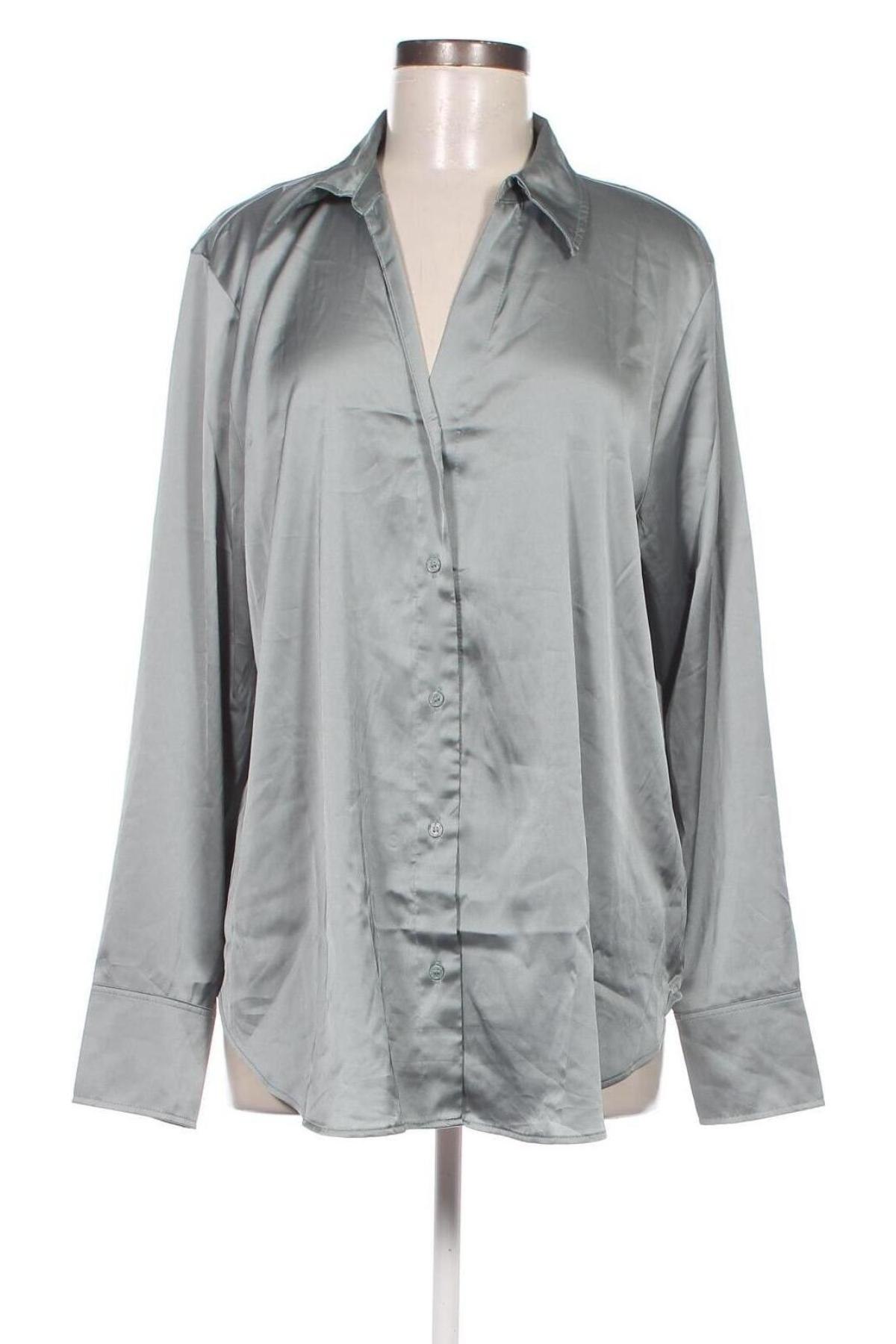 Γυναικείο πουκάμισο H&M, Μέγεθος M, Χρώμα Μπλέ, Τιμή 3,25 €
