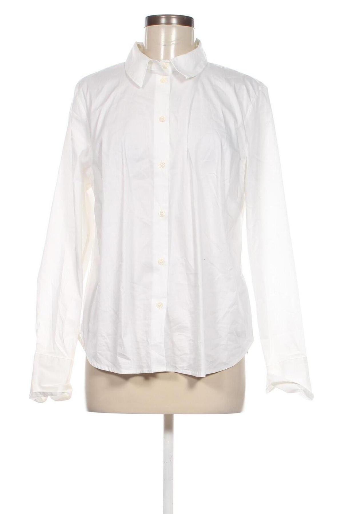 Дамска риза H&M, Размер L, Цвят Бял, Цена 13,75 лв.