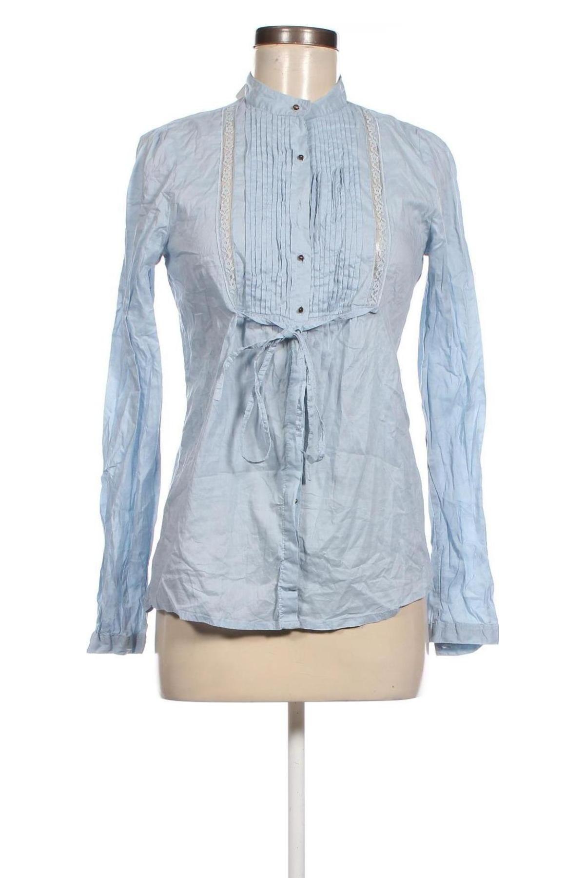 Γυναικείο πουκάμισο Jsfn, Μέγεθος M, Χρώμα Μπλέ, Τιμή 3,09 €