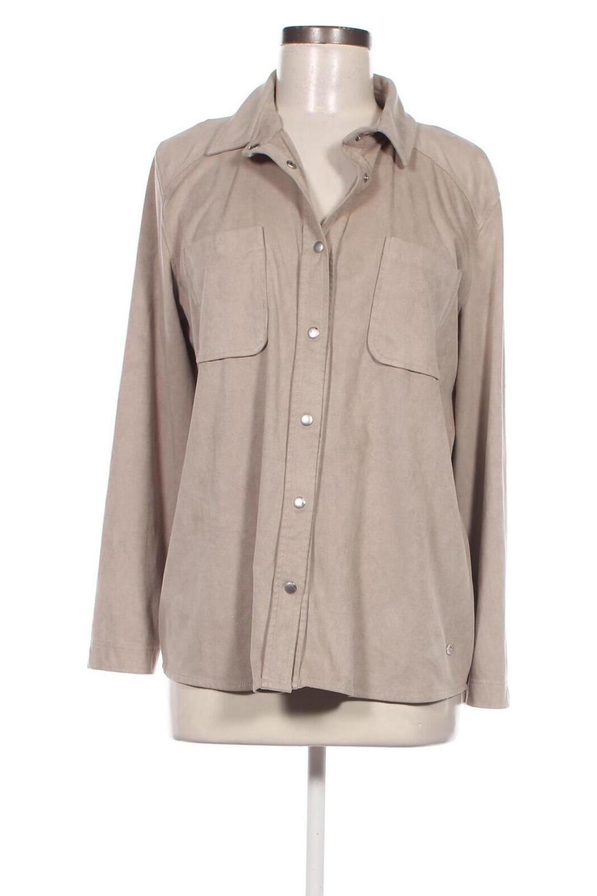 Γυναικείο πουκάμισο Lisa Tossa, Μέγεθος M, Χρώμα Γκρί, Τιμή 4,21 €