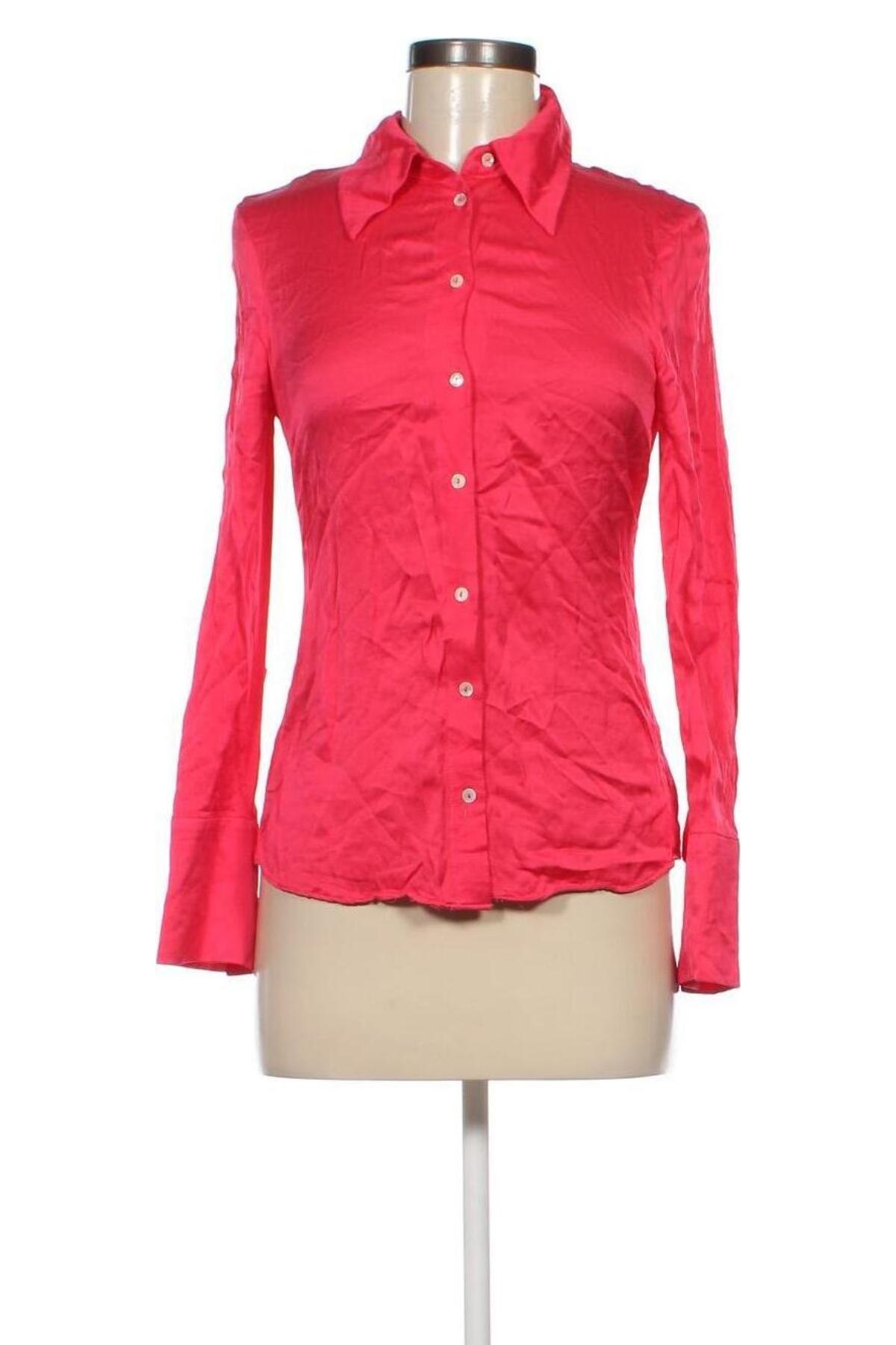 Γυναικείο πουκάμισο Mango, Μέγεθος S, Χρώμα Ρόζ , Τιμή 4,18 €
