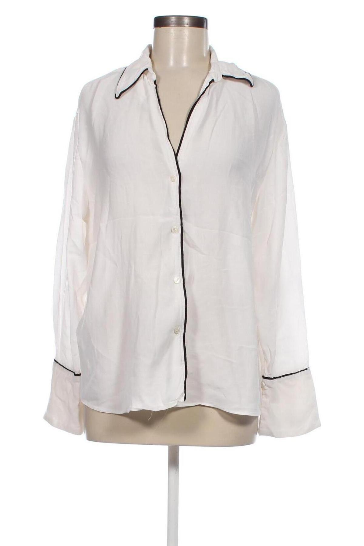 Γυναικείο πουκάμισο Mango, Μέγεθος L, Χρώμα Λευκό, Τιμή 8,29 €