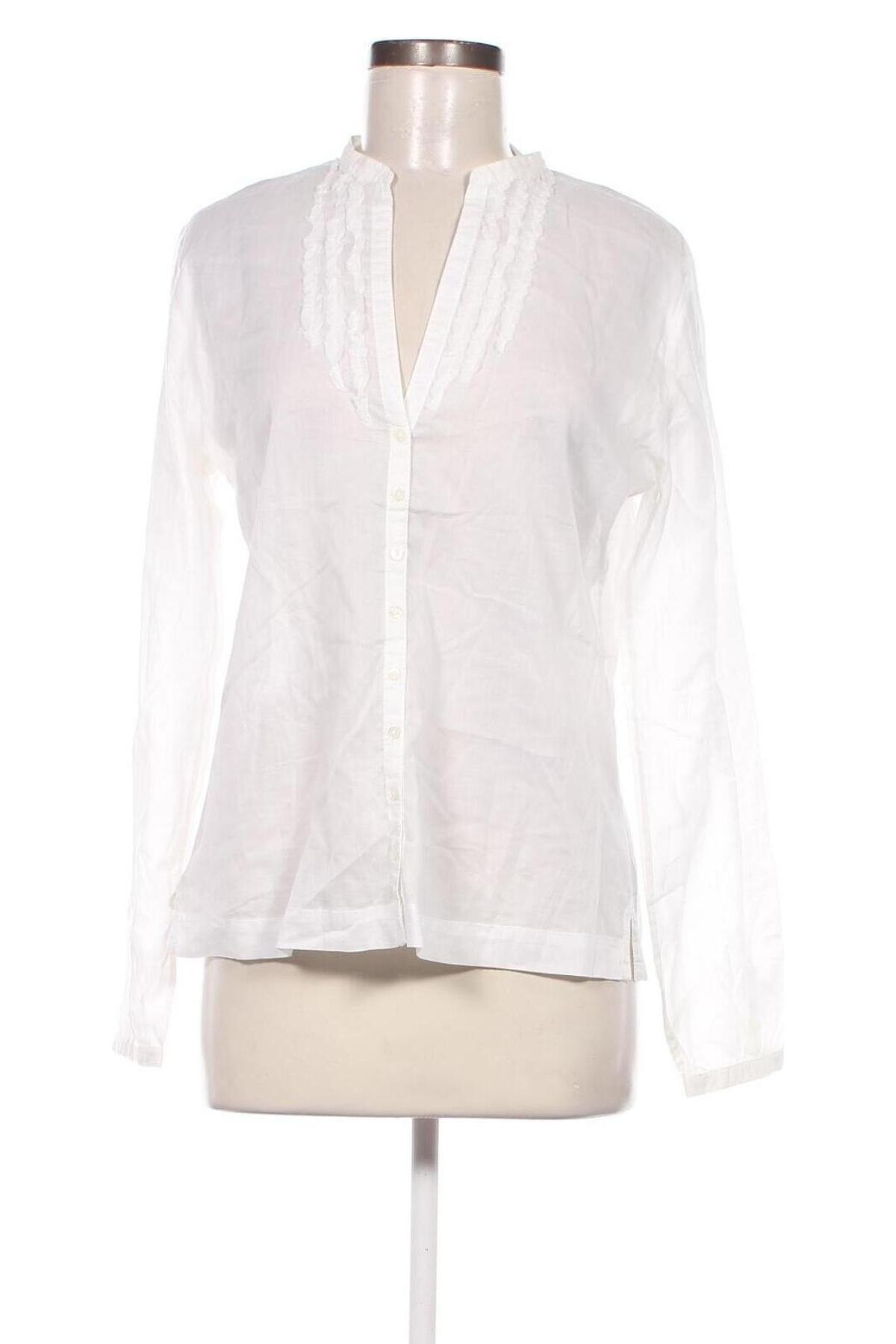 Γυναικείο πουκάμισο Marc O'Polo, Μέγεθος M, Χρώμα Λευκό, Τιμή 20,88 €