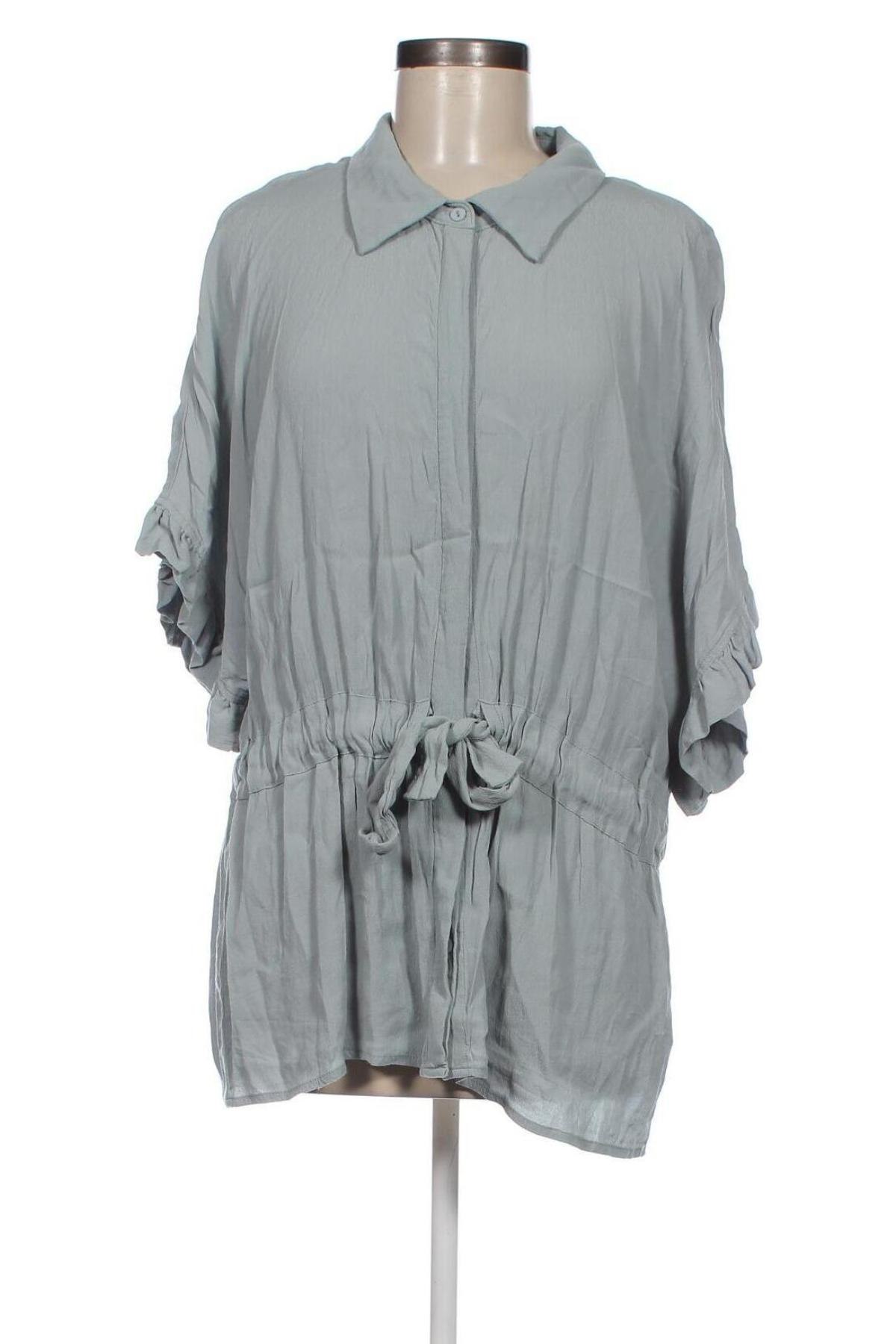 Γυναικείο πουκάμισο Minus, Μέγεθος M, Χρώμα Μπλέ, Τιμή 8,18 €