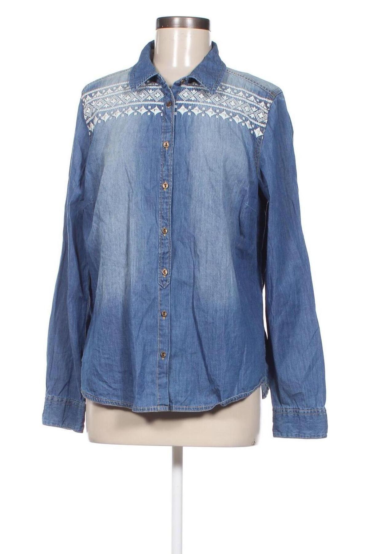 Damenbluse Miss Etam, Größe L, Farbe Blau, Preis 9,91 €