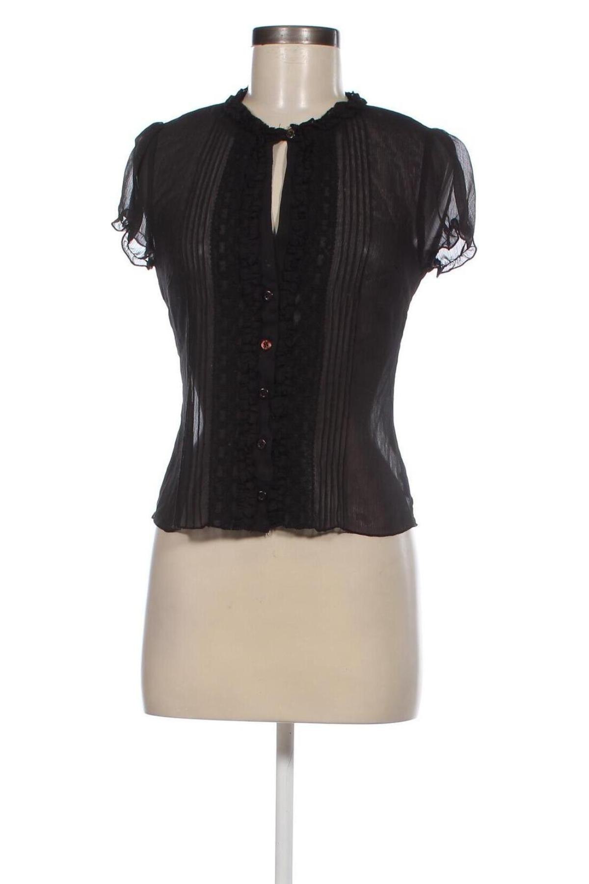 Γυναικείο πουκάμισο Miss Selfridge, Μέγεθος M, Χρώμα Μαύρο, Τιμή 13,84 €