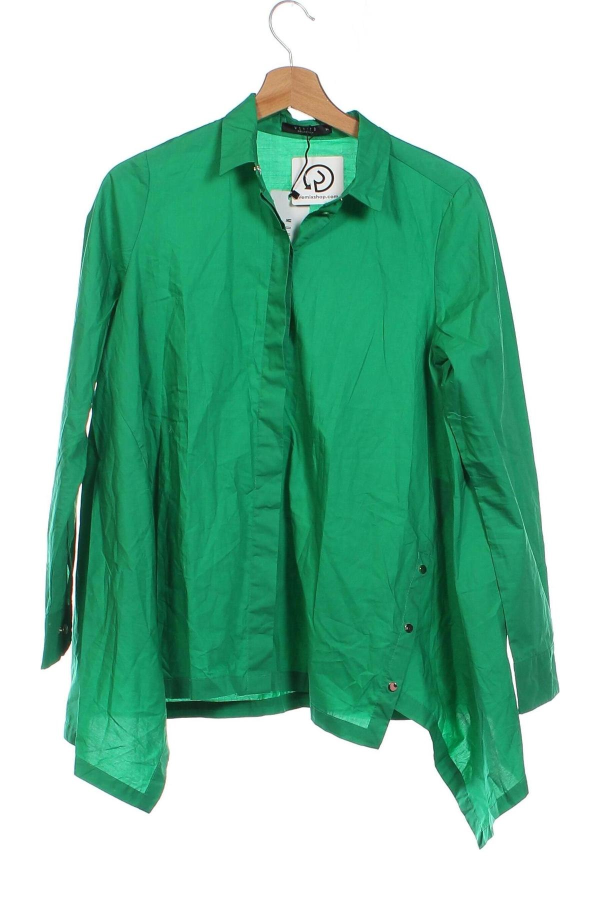 Γυναικείο πουκάμισο Mohito, Μέγεθος XS, Χρώμα Πράσινο, Τιμή 13,60 €