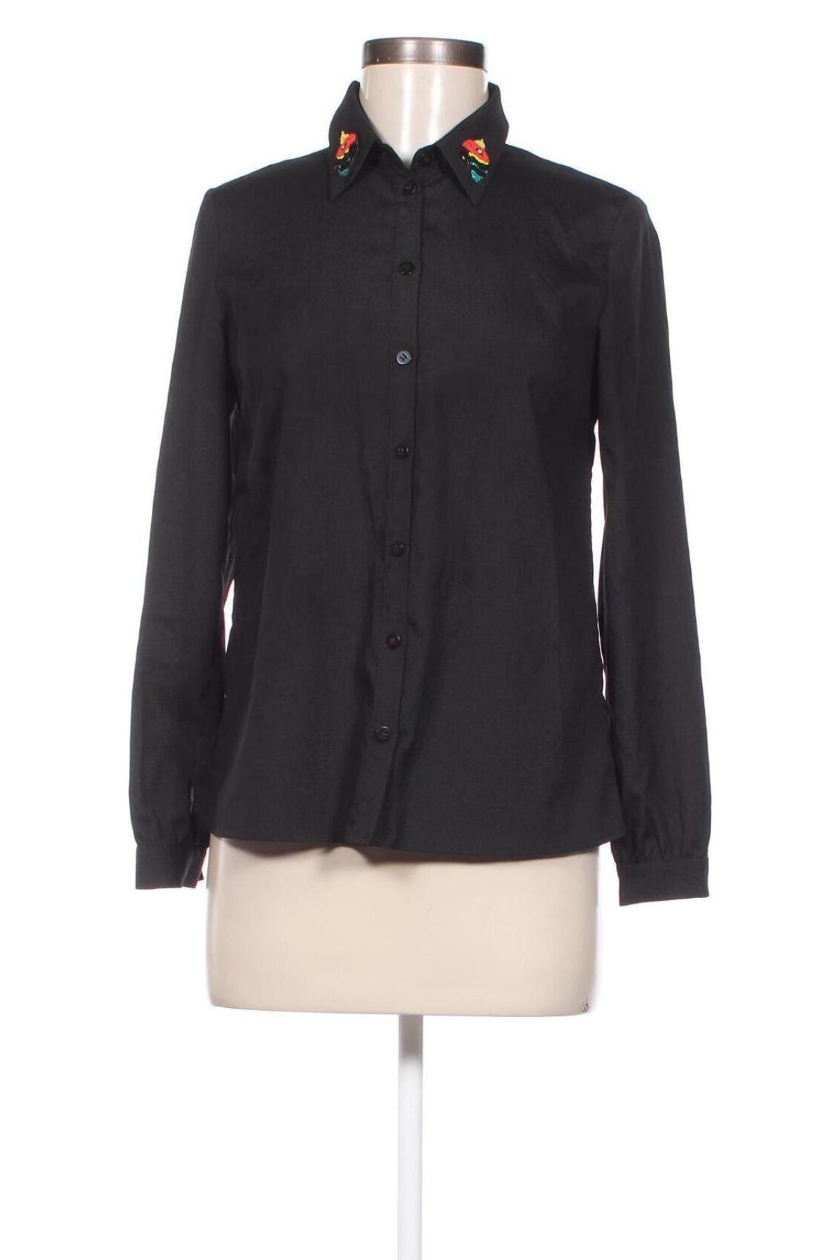 Γυναικείο πουκάμισο Ochirly, Μέγεθος S, Χρώμα Μαύρο, Τιμή 10,99 €