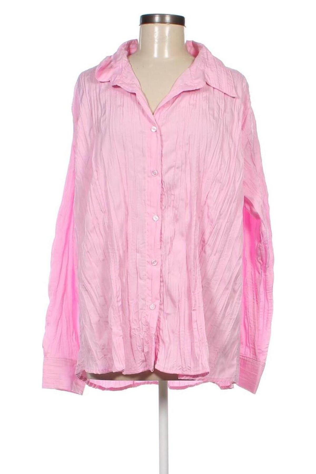 Γυναικείο πουκάμισο Okay, Μέγεθος XXL, Χρώμα Ρόζ , Τιμή 9,28 €