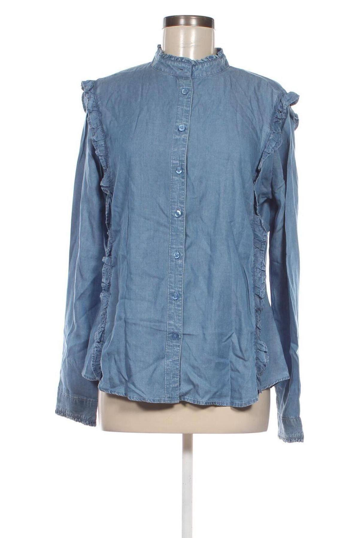 Γυναικείο πουκάμισο Orsay, Μέγεθος M, Χρώμα Μπλέ, Τιμή 3,56 €