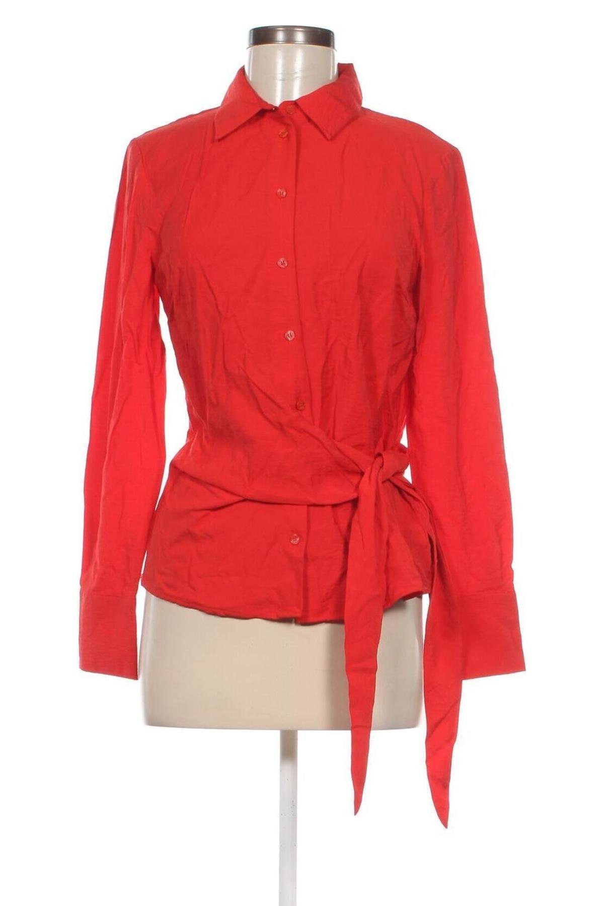 Γυναικείο πουκάμισο Oui, Μέγεθος XS, Χρώμα Κόκκινο, Τιμή 13,36 €