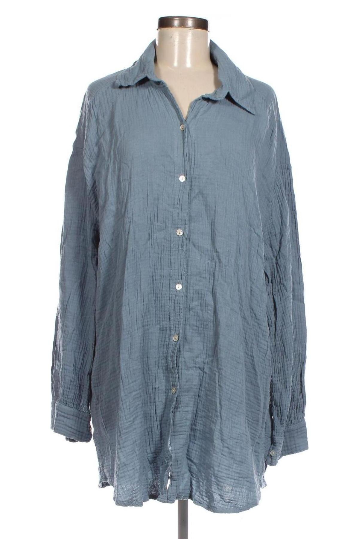Dámska košeľa  Pm, Veľkosť M, Farba Modrá, Cena  3,55 €