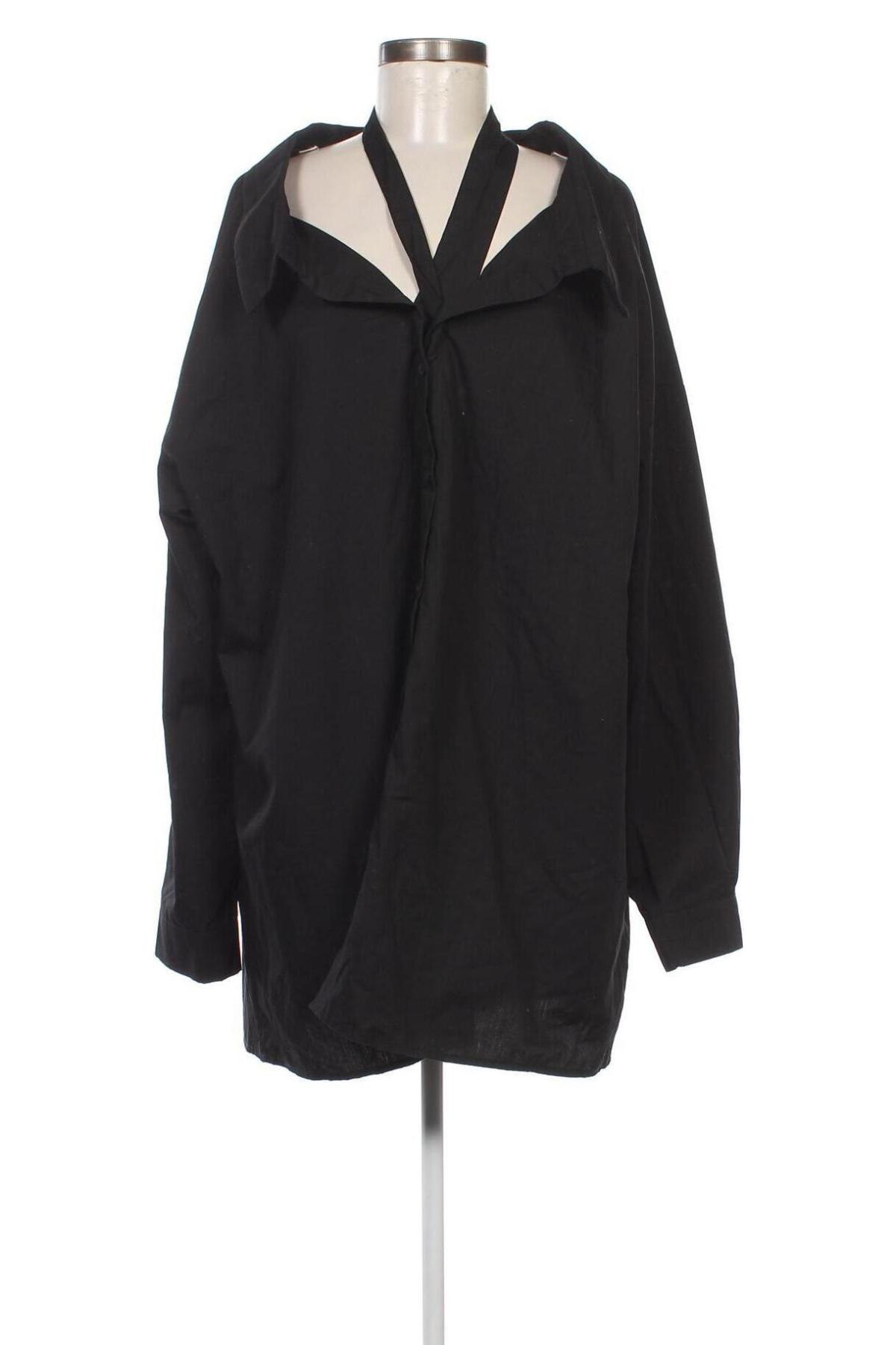Dámska košeľa  SHEIN, Veľkosť 3XL, Farba Čierna, Cena  4,68 €